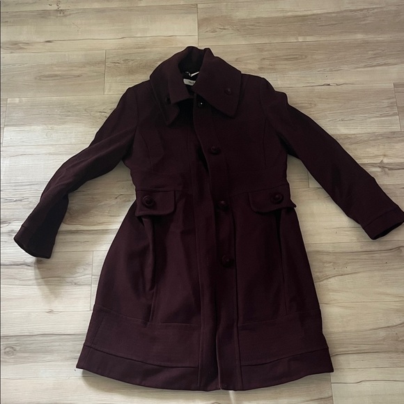 Laundry by Design Jackets & Blazers - Laundry by Design Deep Burgundy Trench Coat